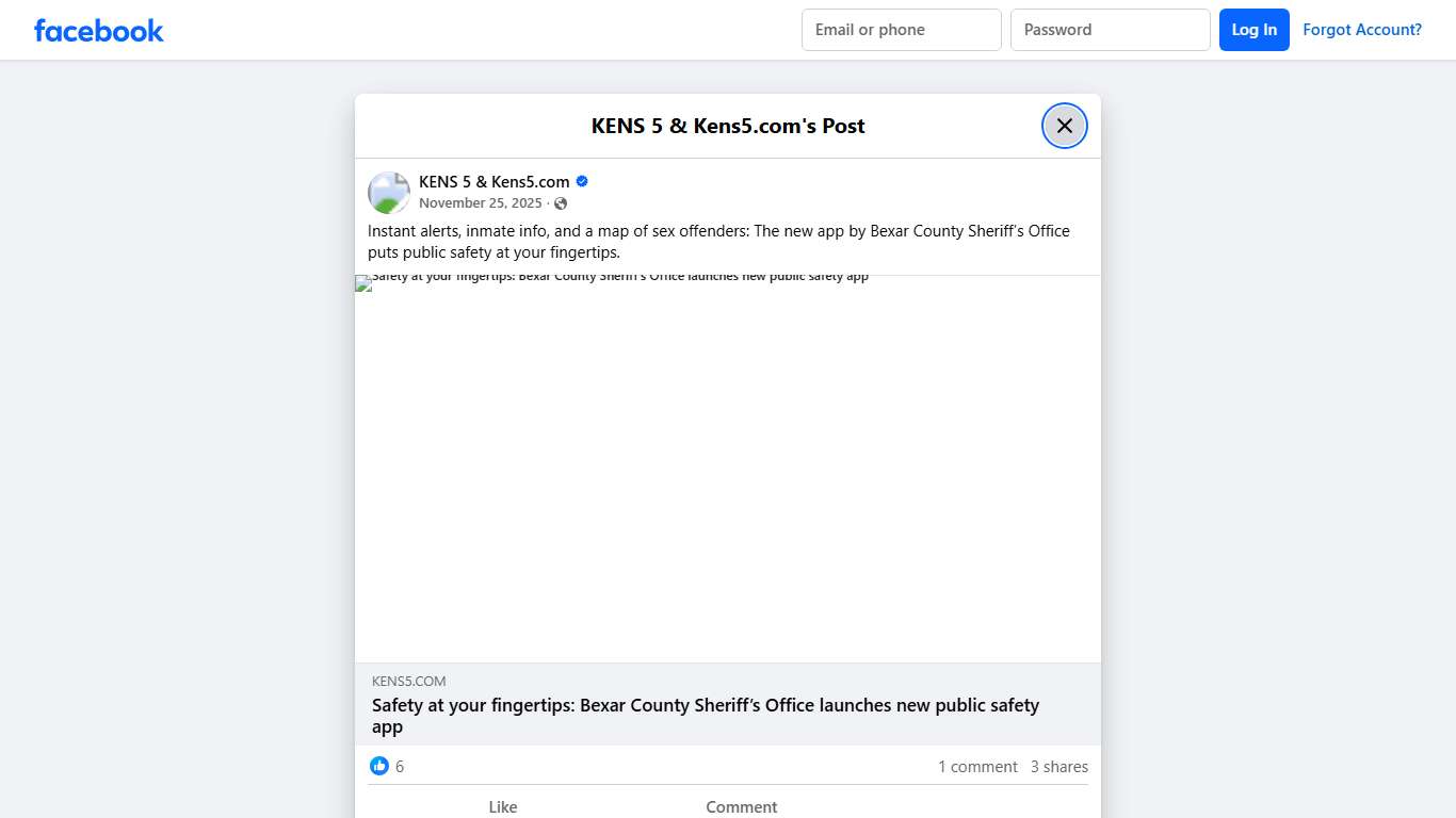 Instant alerts, inmate info, and a... - KENS 5 & Kens5.com | Facebook