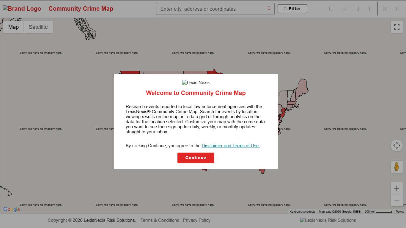 LexisNexis® Community Crime Map