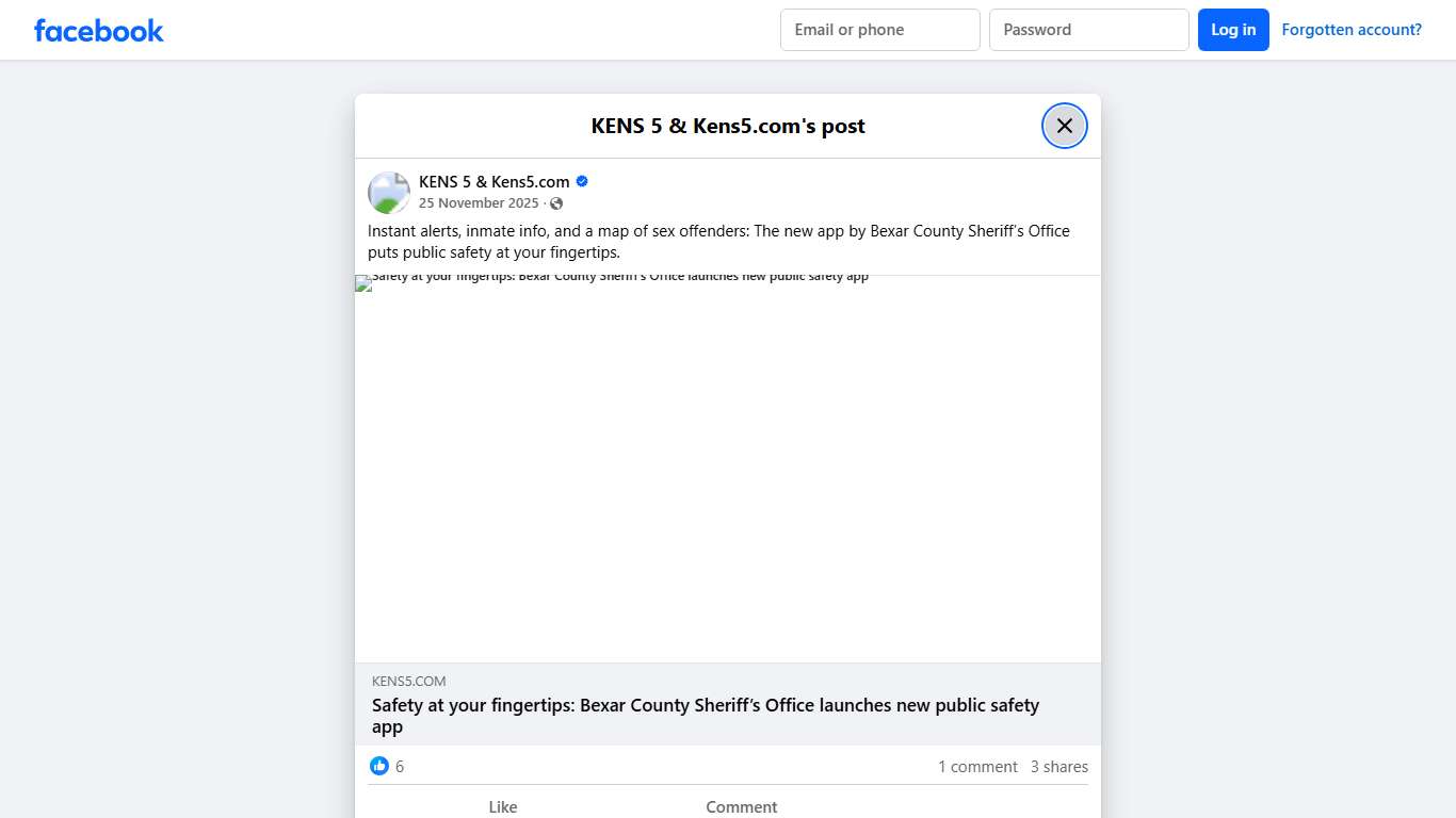 Instant alerts, inmate info, and a... - KENS 5 & Kens5.com | Facebook